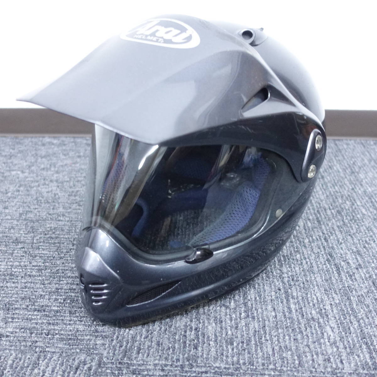 【傷や汚れあり】Arai HELMET Tour X CROSS SNELL Complex Laminate Comstruction 57