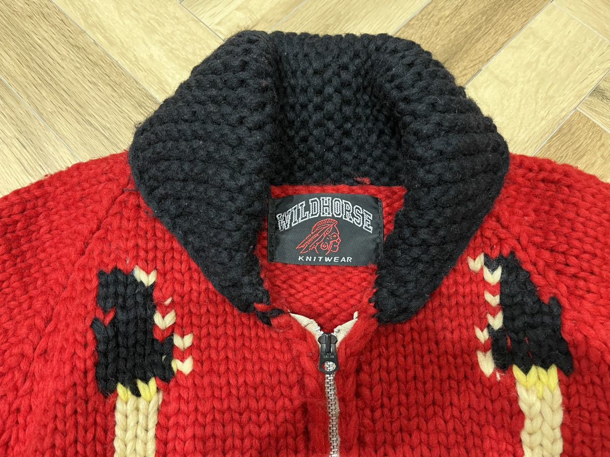 WILD HORSE カウチンセーター ギター 音符デザイン カナダ製TALON WILD HORSE カウチンセーター ギター 音符デザイン カナダ製TALON