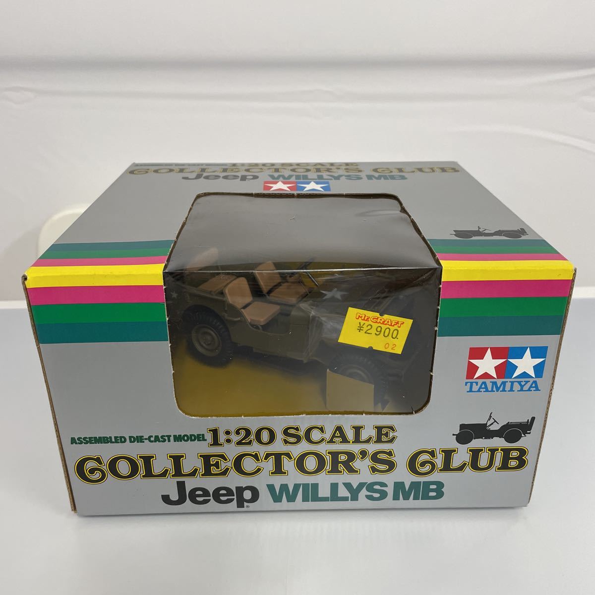 【目立った傷や汚れなし】タミヤ 1/20 COLLECTOR'S CLUB コレクターズクラブ Jeep WILLYS MB ウィリスMB