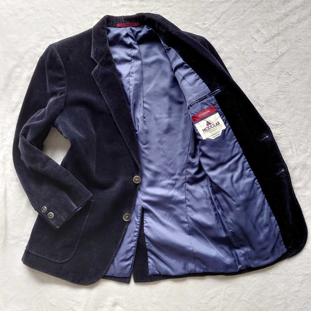 DURBAN ダーバン テーラード ジャケット ビジネス 高級 A4 ネイビー