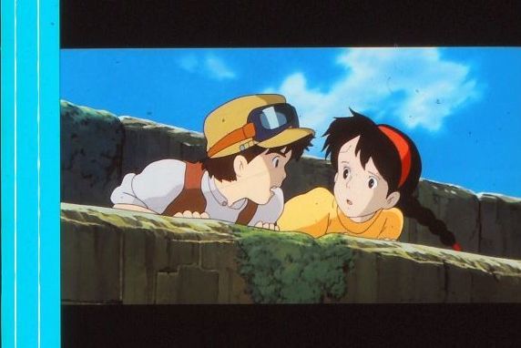 天空の城ラピュタ 35mmフィルム 連続5コマ 横沢啓子 シータ