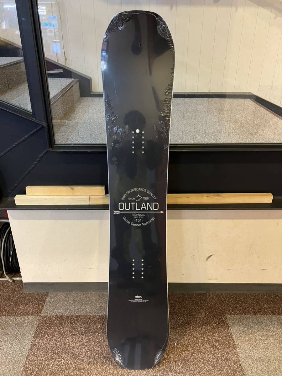 【未使用】エラン ELAN スノーボード 板 アウトランド OUTLAND ブラック 黒 BLACK グラトリ ジブ オールラウンド パーク