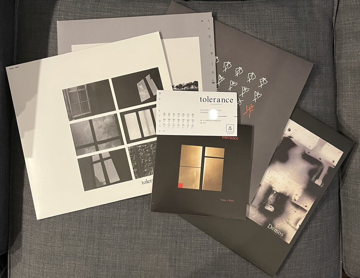 TOLERANCE 限定アナログセット/4LP+7inch TOLERANCE 限定アナログセット/4LP+7inch