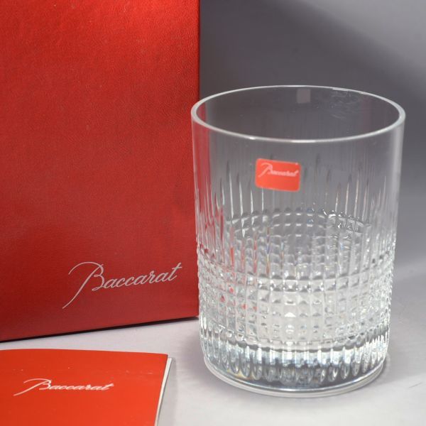 【未使用】100円～ 未使用 Baccarat バカラ ナンシー ロックグラス ウイスキー グラス クリスタルガラス 元箱あり ＃60