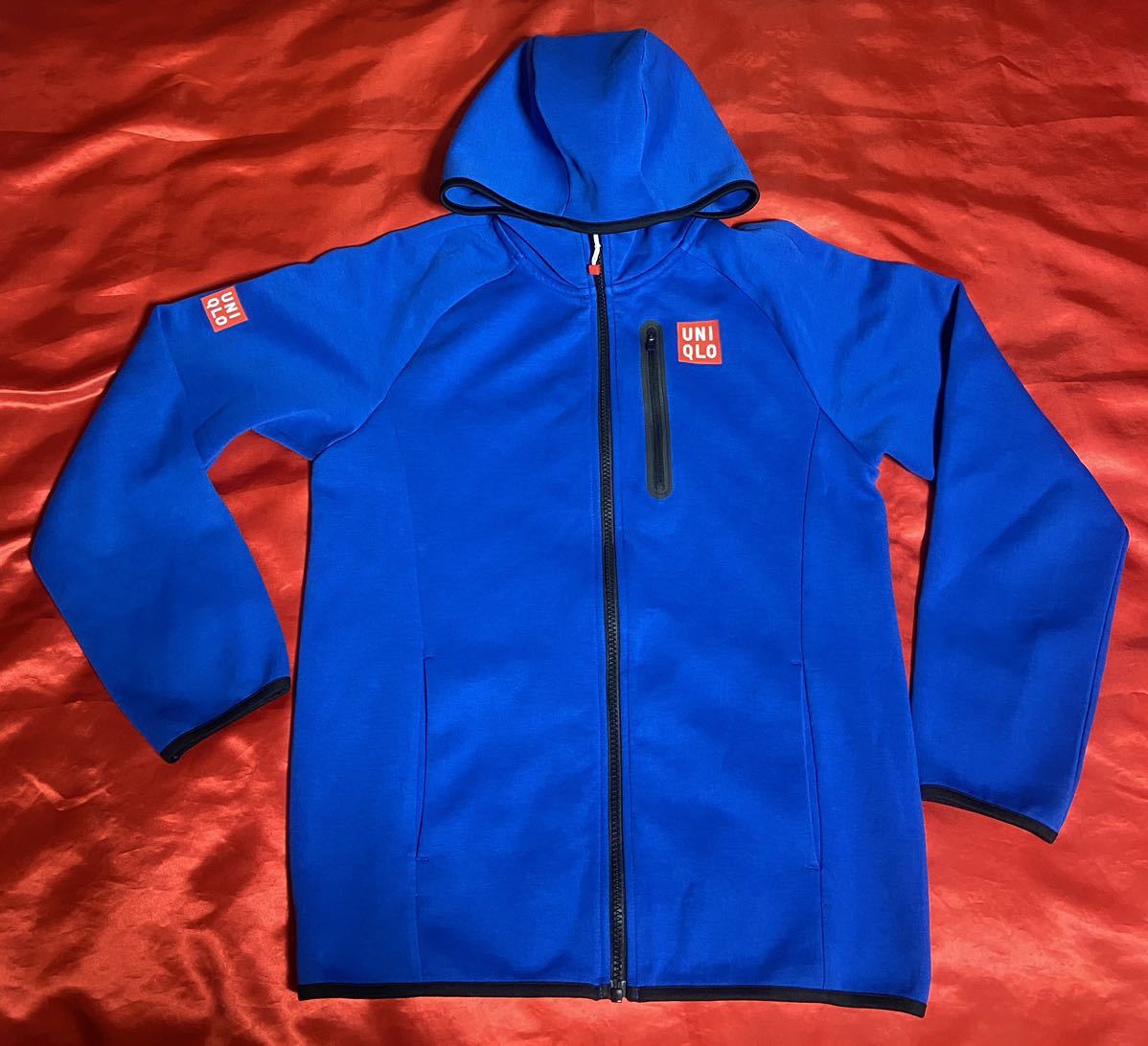 UNIQLO 錦織圭モデル ドライストレッチスウェットパーカー 上下セット UNIQLO ロゴ入り スウェットパーカー 上下セット ユニクロ 錦織圭