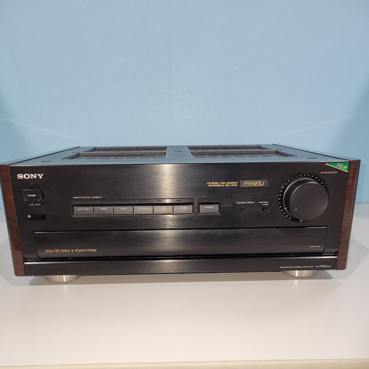 【目立った傷や汚れなし】SONY INTEGRATED STEREO AMPLIFIER TAF555ESJ ソニー インテグレート
