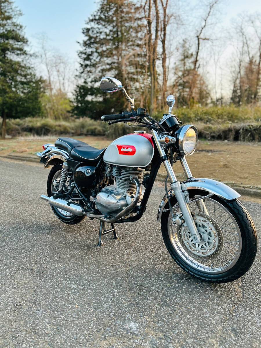 セロー250 2014限定色 アーガイル ベージュ 4500キロ