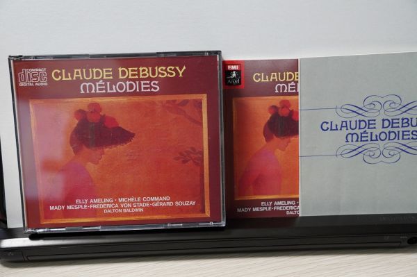 3discs CD エリー・アーメリング, ミシェー ドビュッシー 歌曲全集 TOCE769193PROMO EMI プロモ 未開封 /00330 中古】3discs CD エリー・アーメリング, ミシェー ドビュッシー
