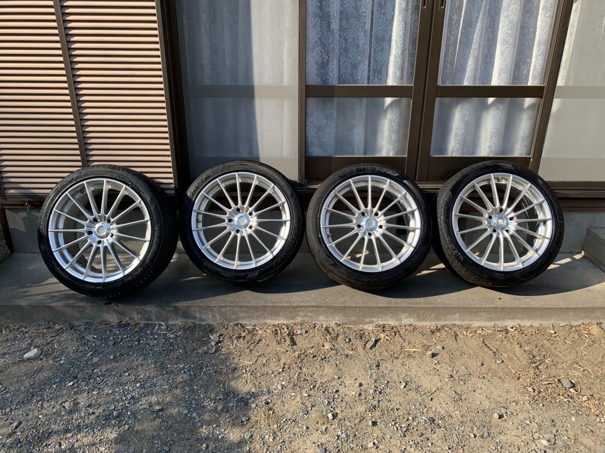 傷や汚れあり】ブリヂストン レグノ 215/45R18 LINEASPORT 18インチ18