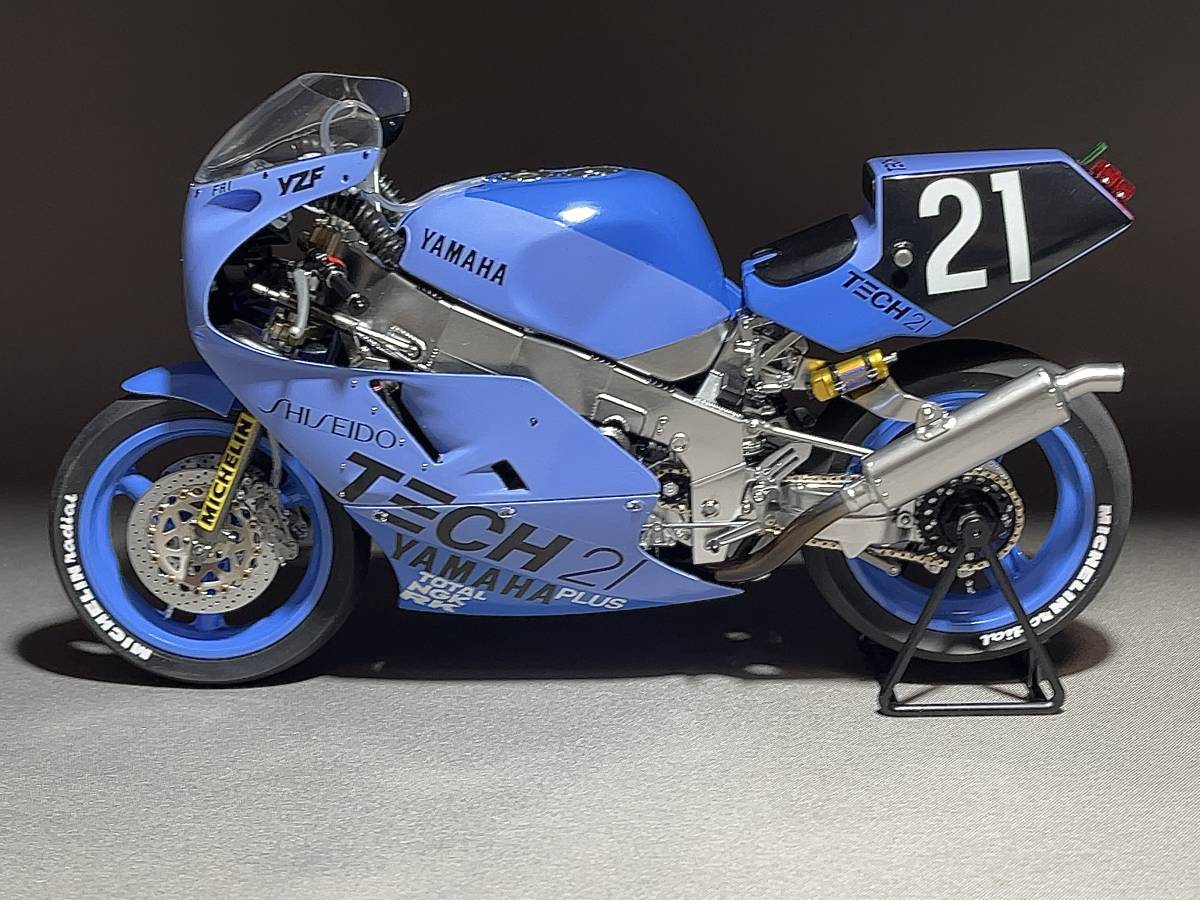 未使用に近い】☆フジミ 1/12 YAMAHA ヤマハ YZF 750 TECH21 テック21