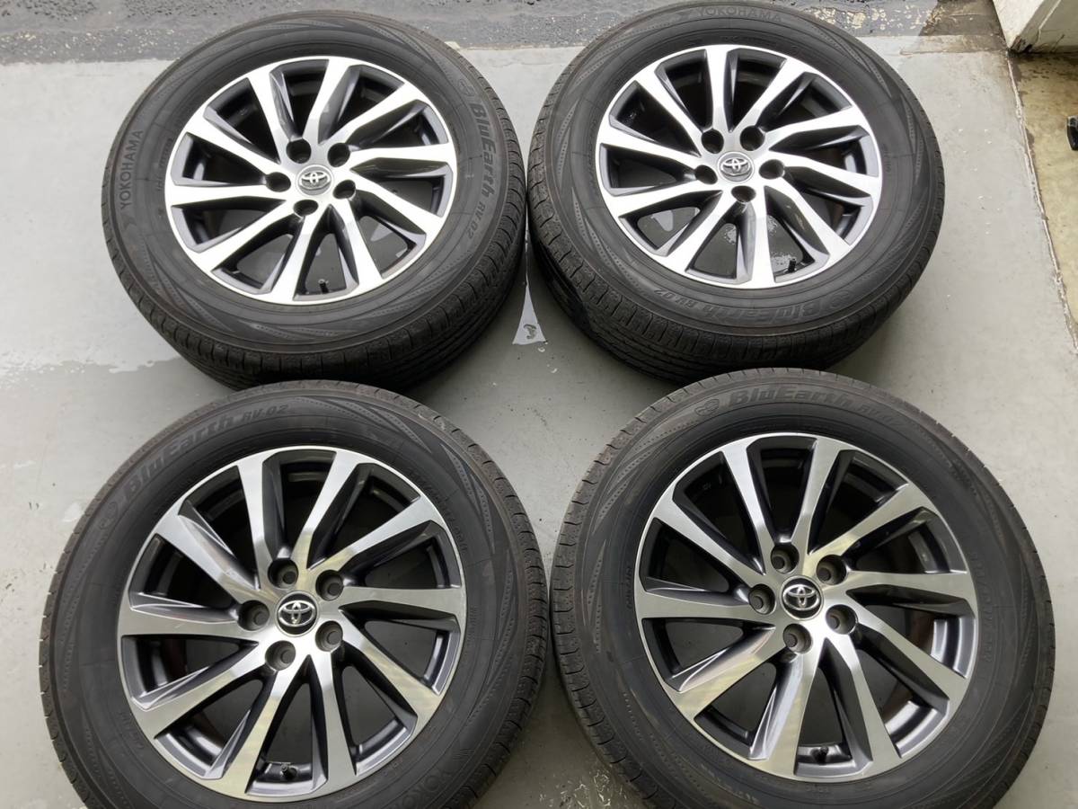 【目立った傷や汚れなし】美品 30系 前期 アルファード ヴェルファイア ハイブリッド 純正ホイール 17インチ 225 60 17 2020年製タイヤ 4本セット の落札情報詳細