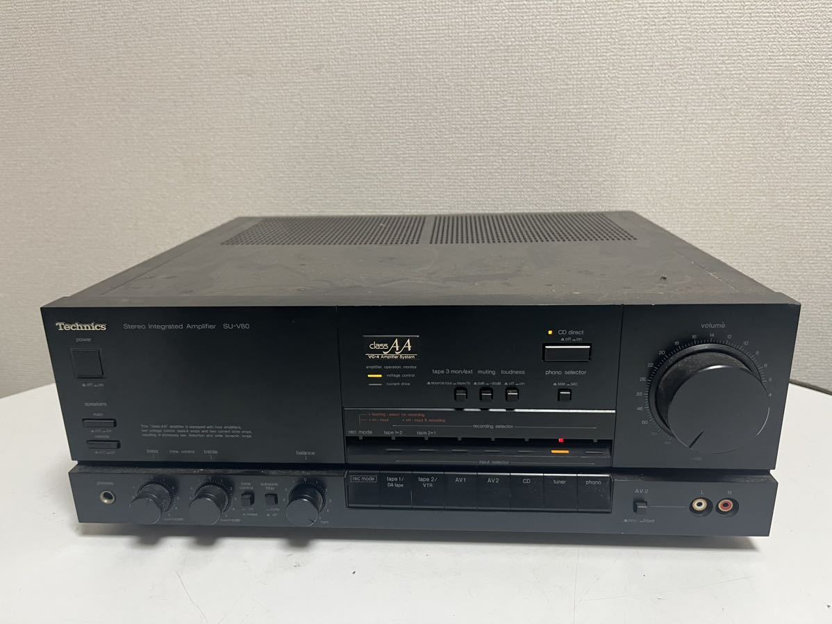 Technics SU-V80 プリメインアンプ テクニクス 動作確認済