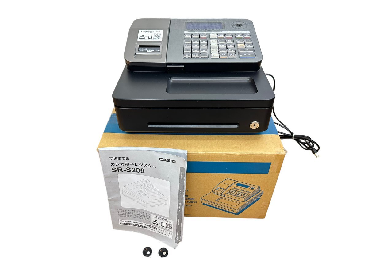 カシオレジスター　SR-S4000　スマホ連携Bluetooth　920004 在庫限り カシオ レジスター SR-S4000-EX-20S レジロール10巻サービス