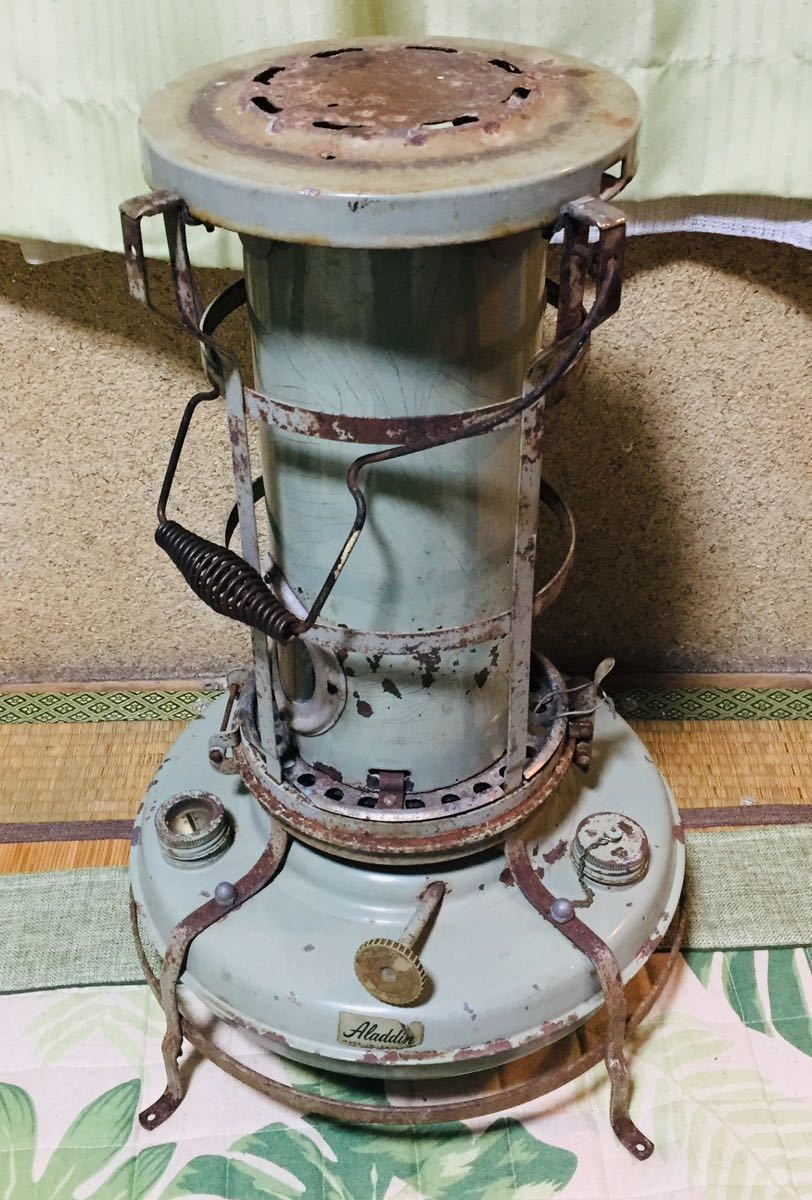 燃焼良好 1964 Aladdin 15型 八角ノブ アラジン石油ストーブ