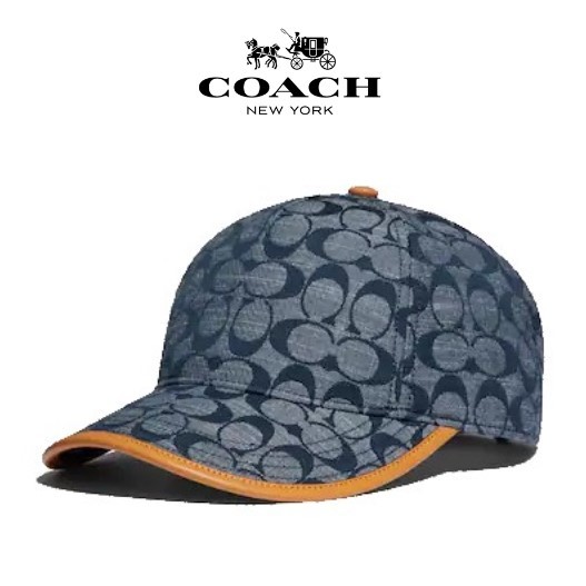 ★新品タグ付き★COACH(コーチ)大人気♪キャップ帽子 シグネチャー モーヴ ☆新品タグ付き☆COACH(コーチ)大人気♪キャップ帽子