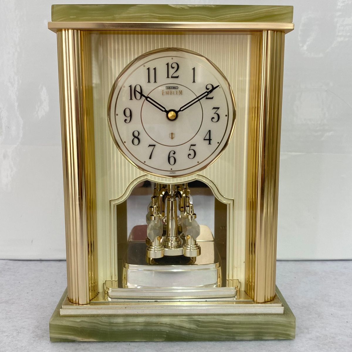 セイコー エンブレム 回転振り子置時計HW444G