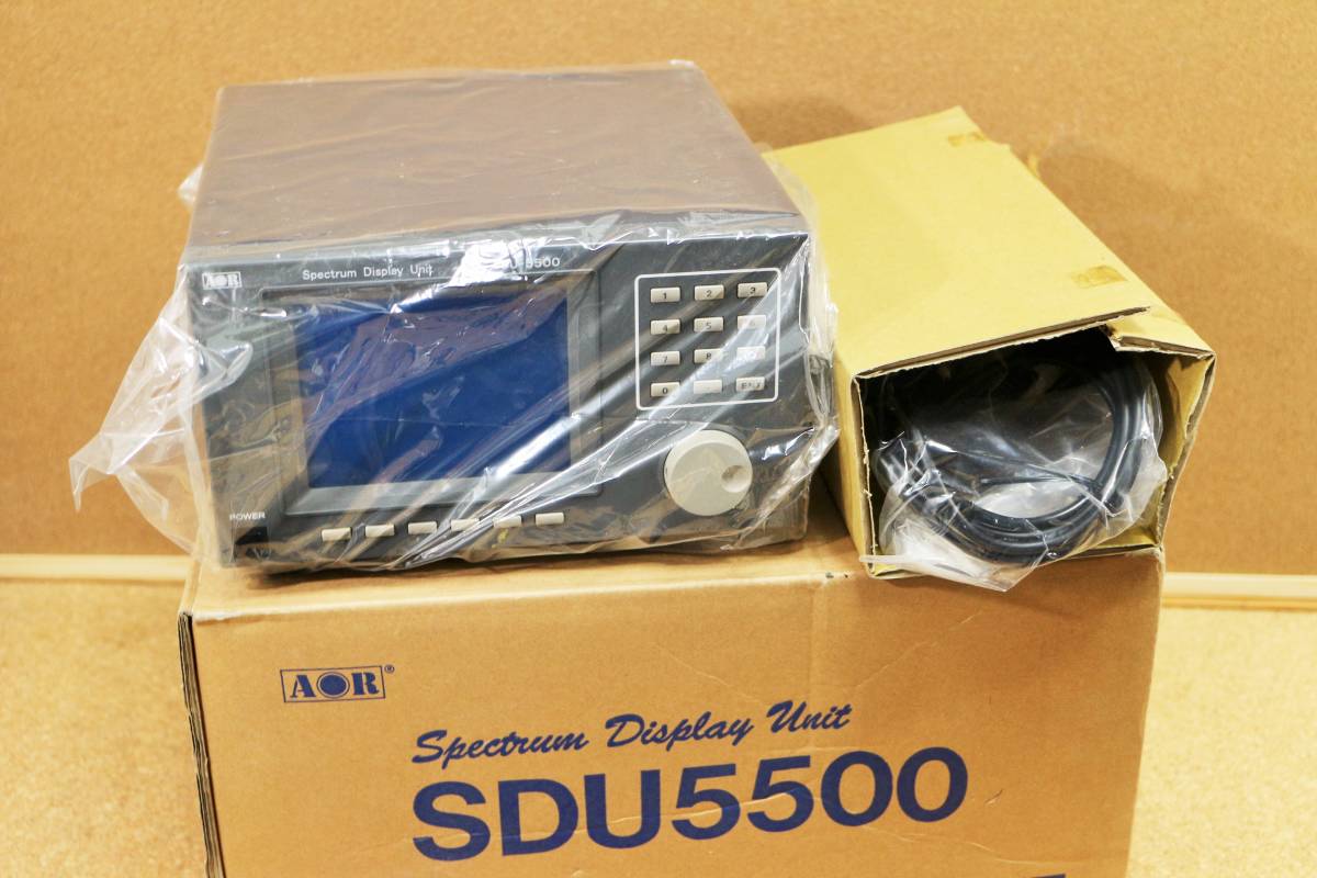 【未使用】希少 スペクトラム ディスプレイ ユニット SDU5500 AOR 未使用品 AR5000シリーズ用の落札情報詳細 ヤフオク落札
