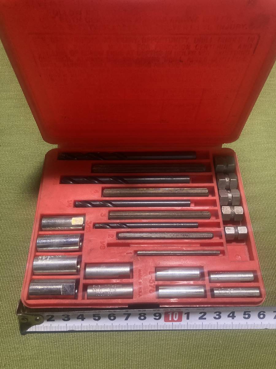 【傷や汚れあり】SNAPON Blue Point screw extractor set 中古 MADE IN USAの落札情報詳細