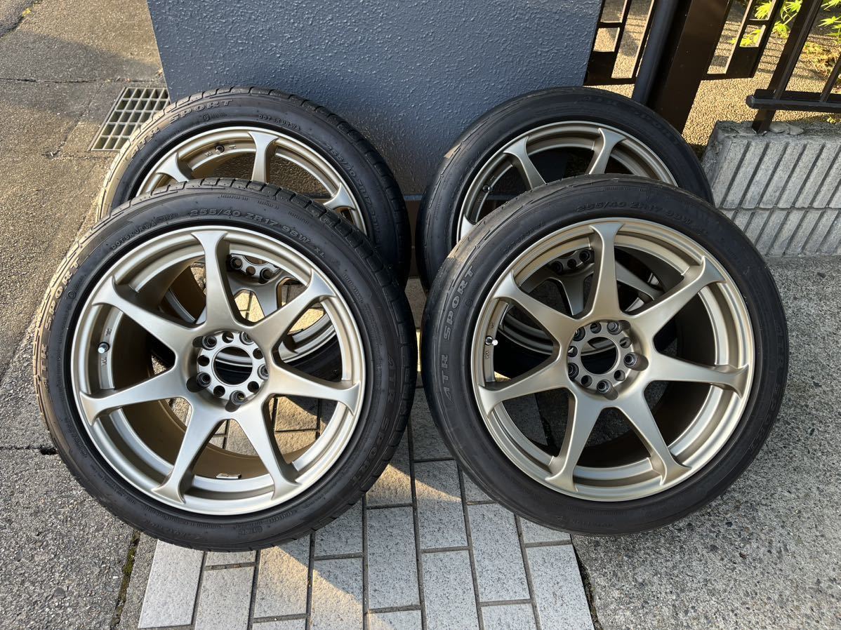 CST ゼロワンハイパー 9J +30 17インチ 2本 CST メッキ 17インチ 2本