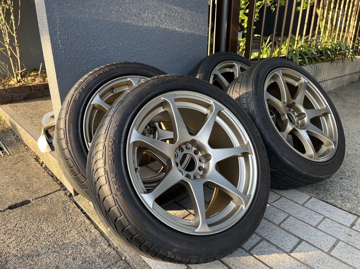 目立った傷や汚れなし】【美品】DOALL CST ZERO1 HYPER 17×9 +30 114.3
