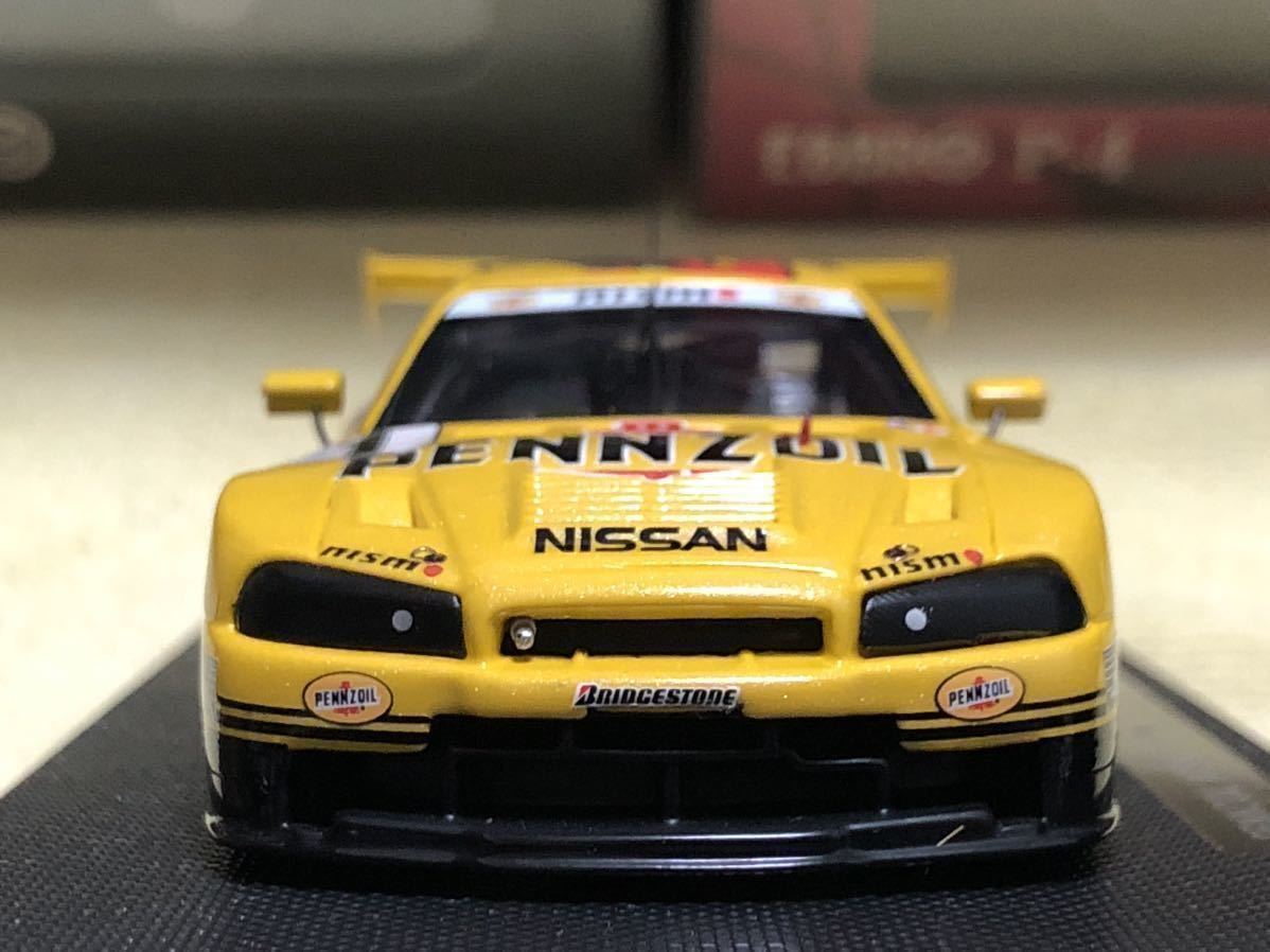 目立った傷や汚れなし】EBBRO エブロ 1/43 PENNZOIL NISMO GT-R (R34