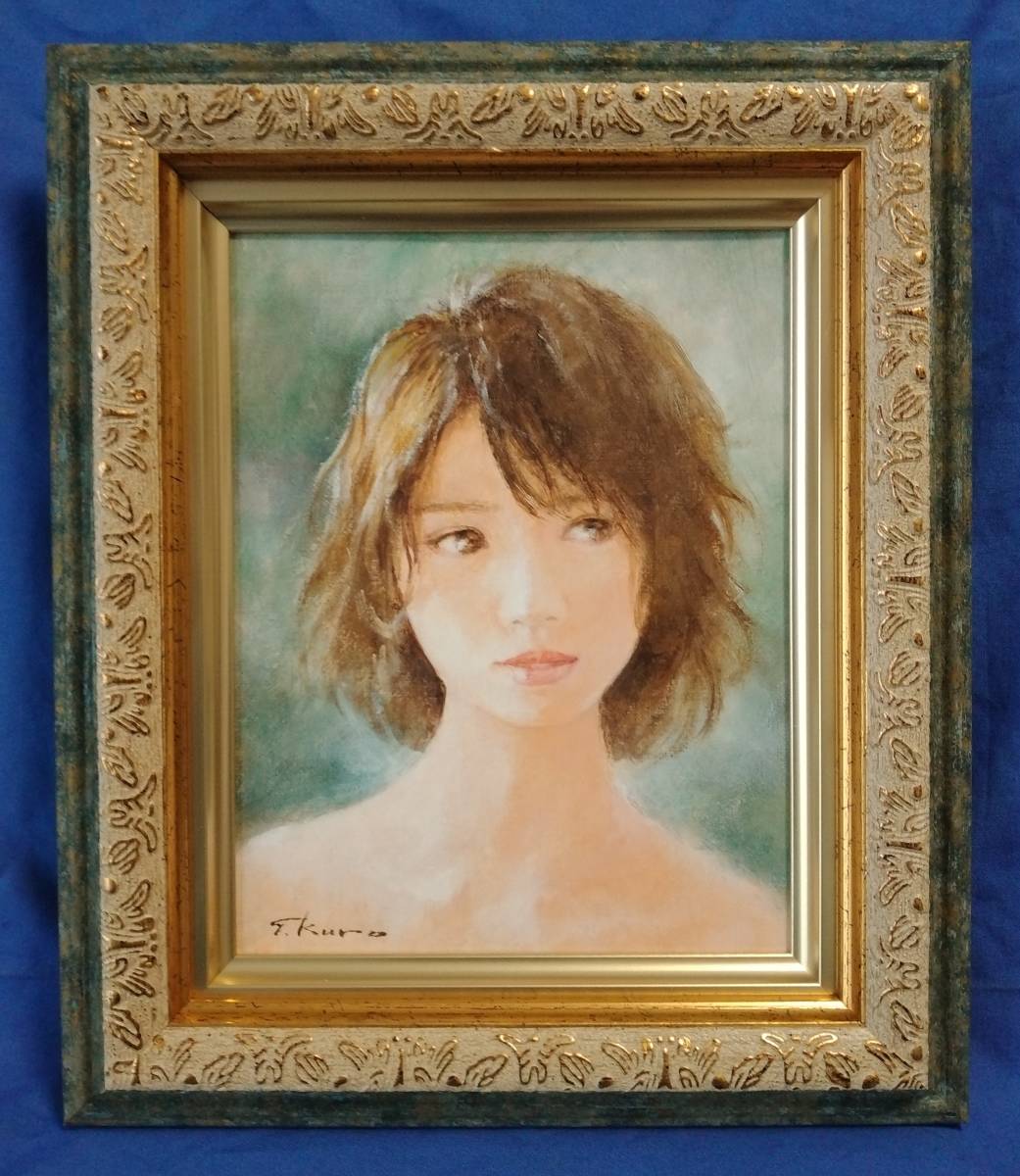 絵画 油彩 油彩真作保証 裸体 青春少女 サイズ: 90X60CM