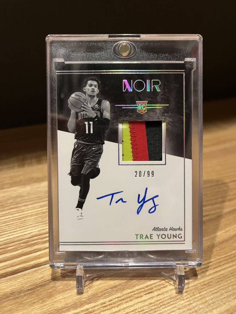 trae young rookie auto /99 noir 目立った傷や汚れなし】【TRAE YOUNG
