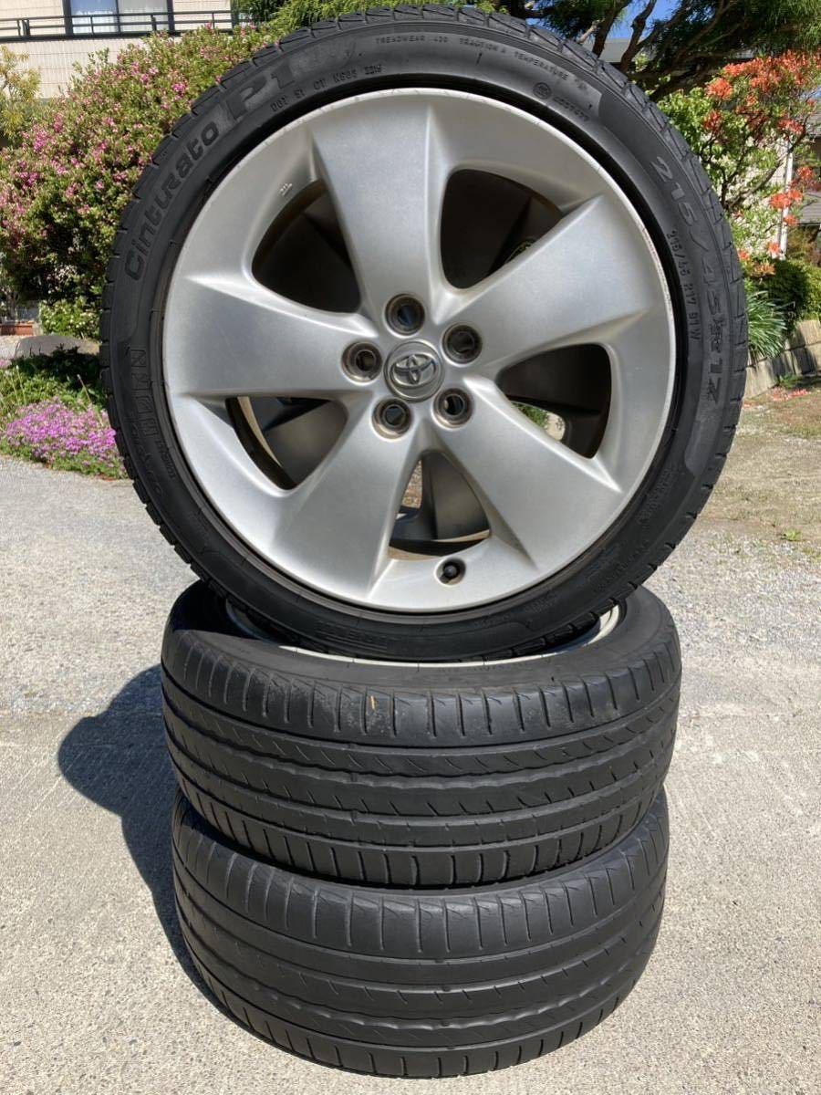 トヨタ純正 50 プリウス ツーリング ピレリ 215/45R17 2023年製 トヨタ純正 50 プリウス ツーリング ピレリ 215/45R17 2023年製