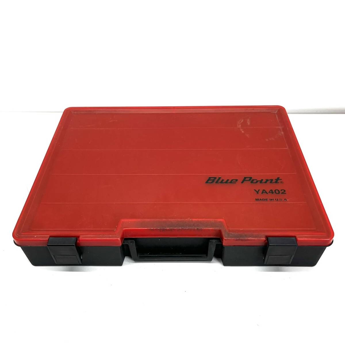 【傷や汚れあり】h1874 中古 Snapon スナップオン blue point ブルーポイント ツールボックス 携帯用 プラスチック製