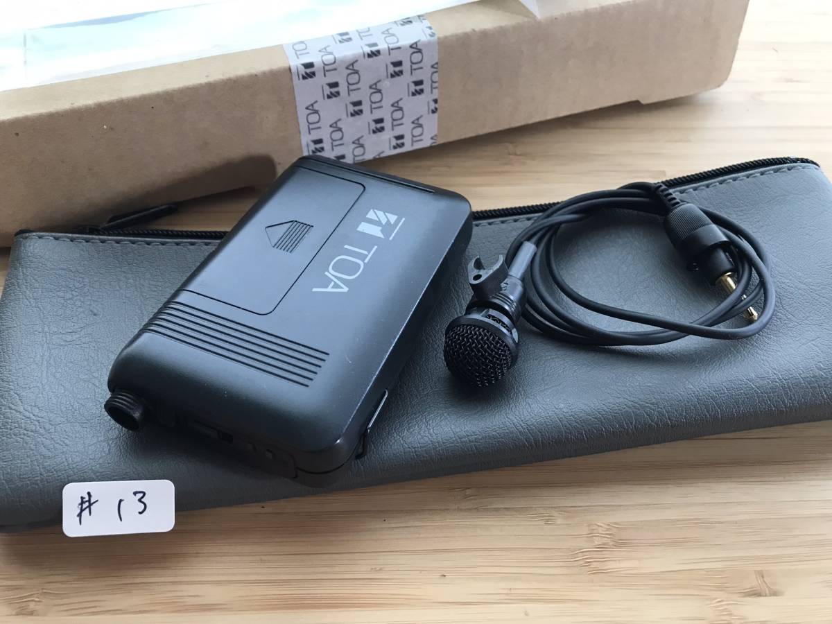 中古】TOA ワイヤレスピンマイク WM-1320 傷や汚れあり】TOA WM-1320