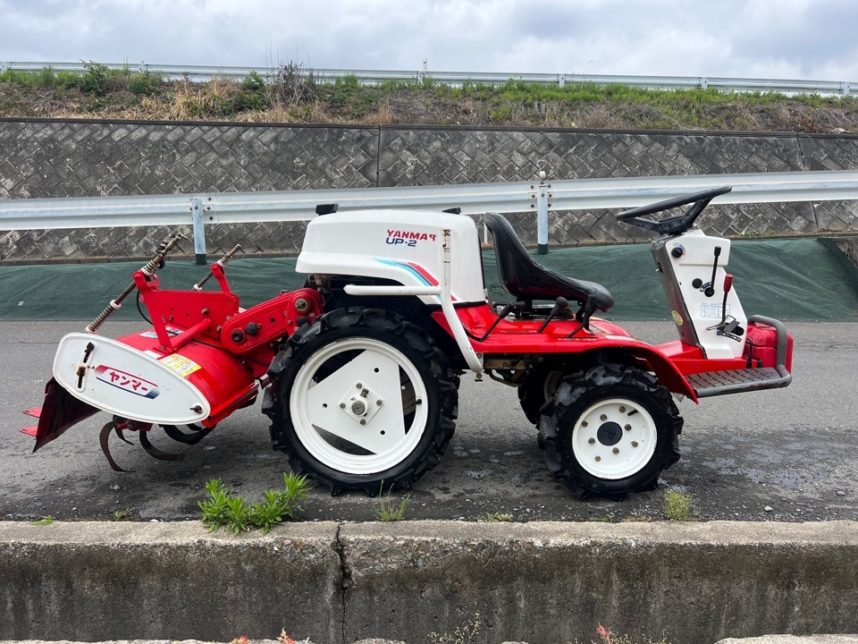 農業機械・ヤンマーウルトラポチUP-2・黒豆の谷上げ・畝上げが快適