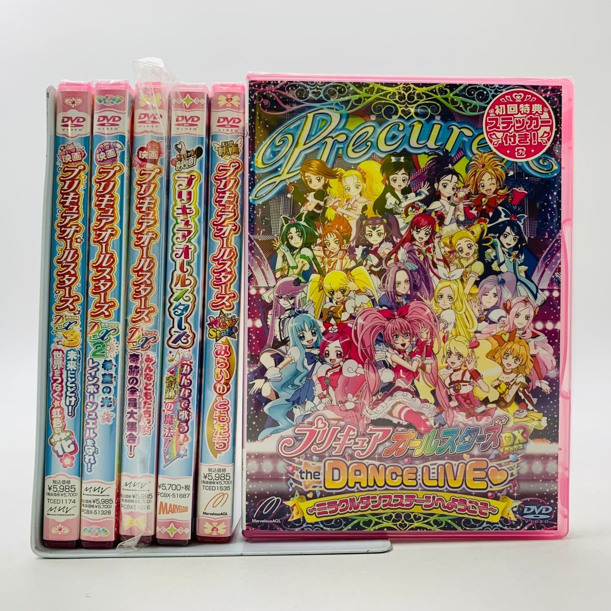 やや傷や汚れあり】中古 DVD 映画 プリキュアオールスターズ 5本 +