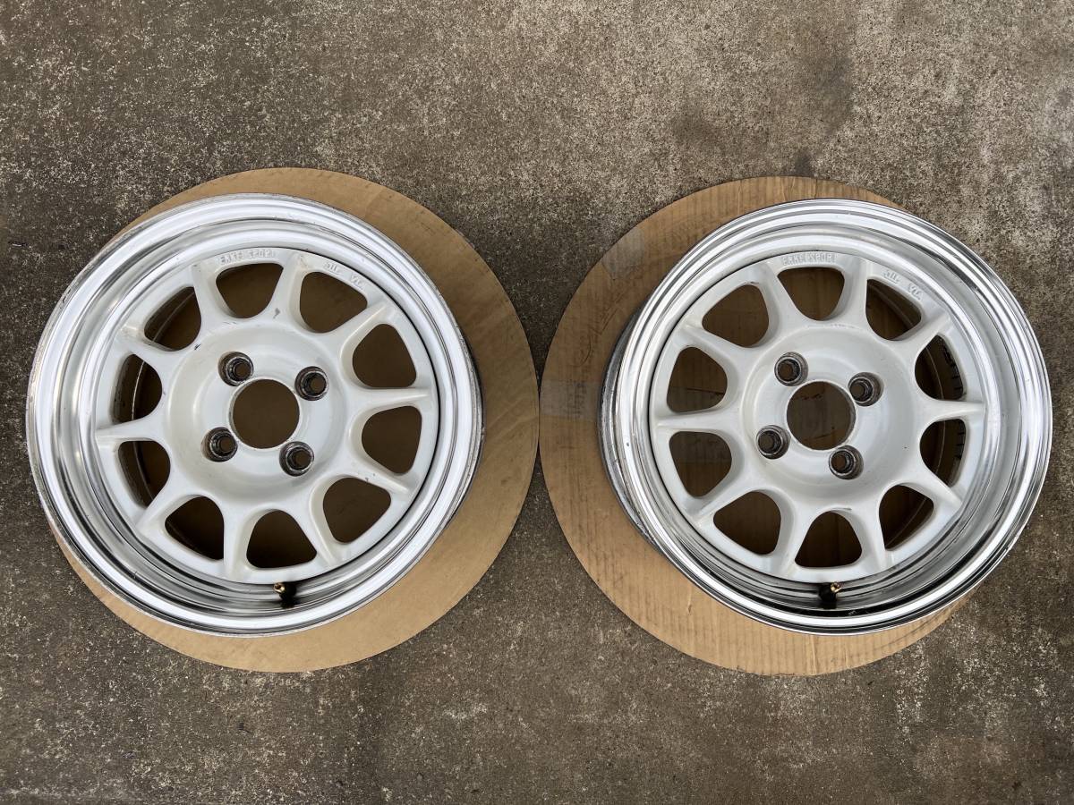 やや傷や汚れあり】◇ENKEI SPORT RC-S ホイール 10スポーク 14インチ