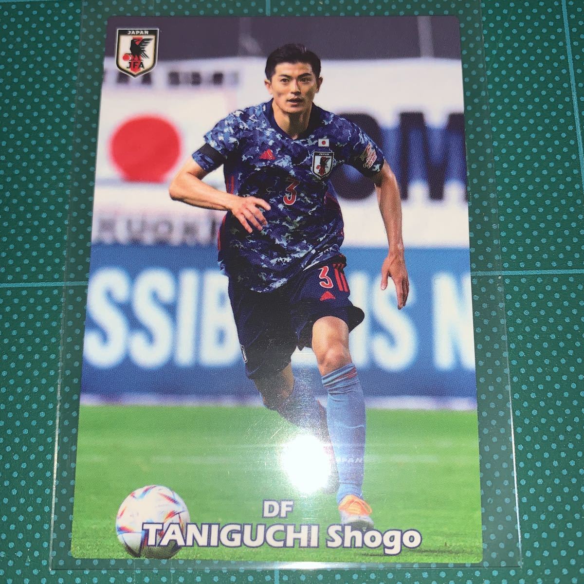 谷口彰悟 22/40 SAMURAI BLUE 直筆サインカード EPOCH 2023 サッカー