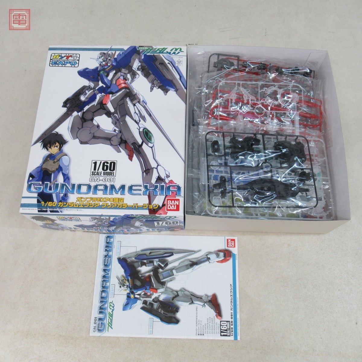 GUNDAMEXIA 1/60 クリアカラーバージョンEXPO限定 Amazon | 【ガンプラEXPO限定】 1/60 ガンダムエクシア～クリア