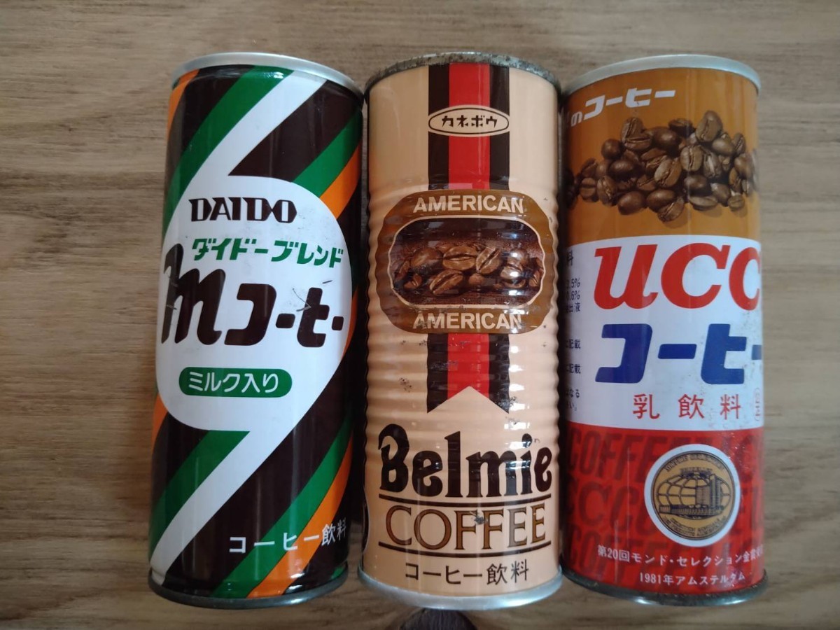 やや傷や汚れあり】昭和レトロ コーヒー缶 UCCコーヒー ダイドーM