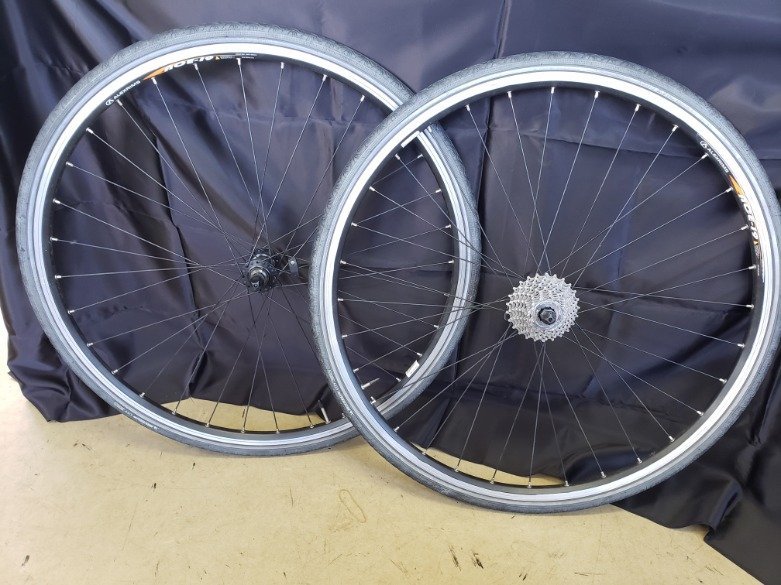 ◇シマノ SHIMANO FH-M525 ホイール タイヤセット 700×28c