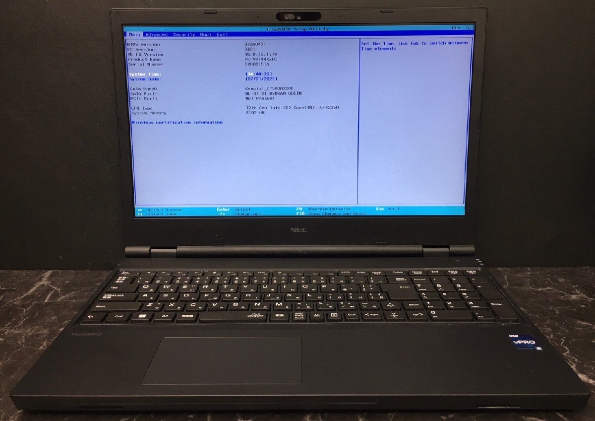 全体的に状態が悪い】1円～ □ジャンク NEC VersaPro VKT44/X-C タイプ