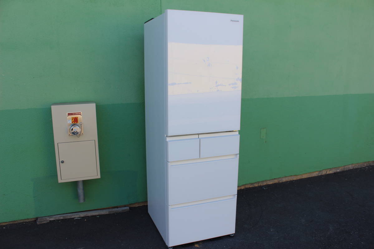 2022年製Panasonic冷蔵庫450L NR-E458PX-W右開き