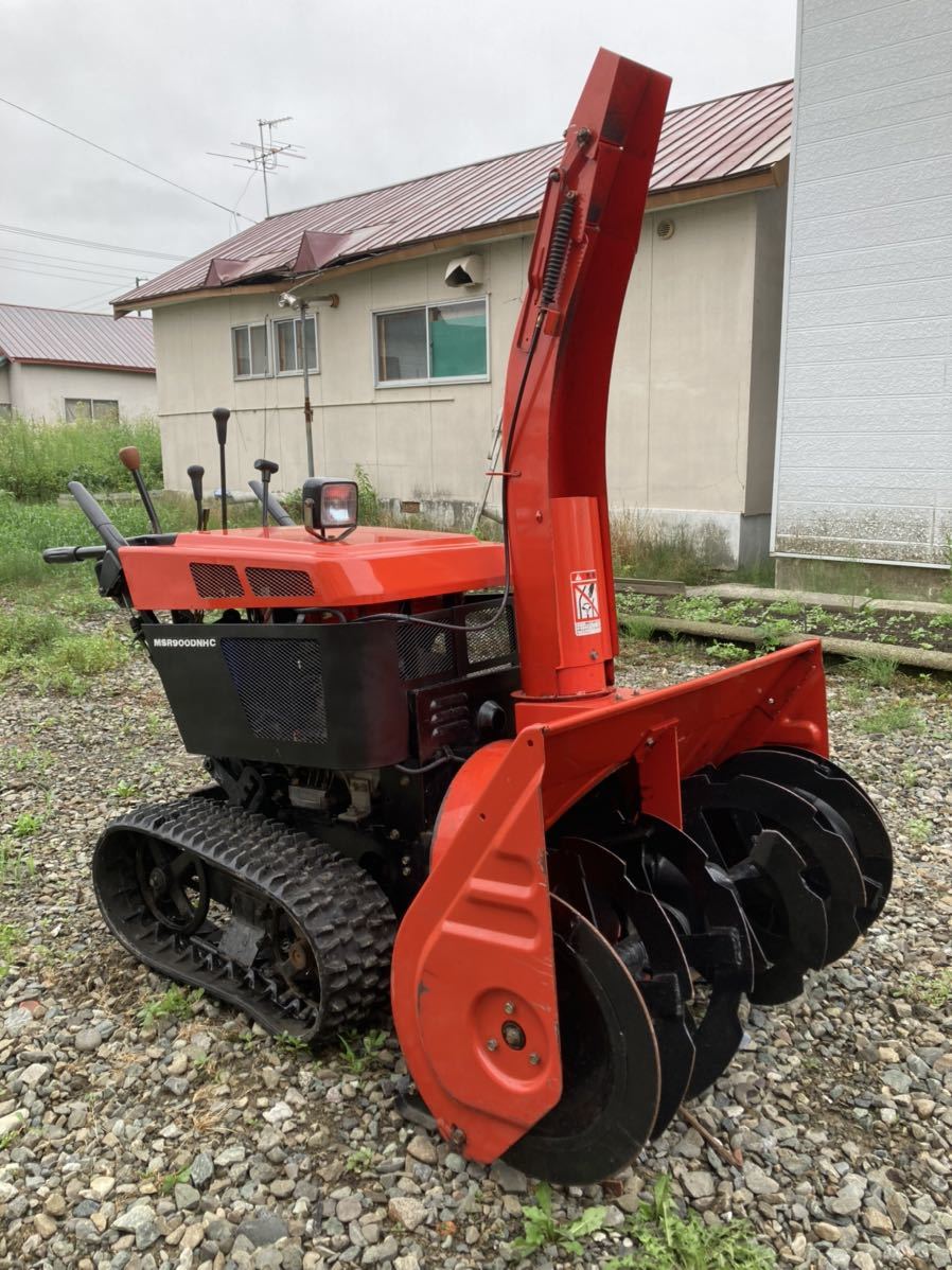 新潟 フジイ 除雪機 S-686B ガソリン HST走行 電動シューター クローラ