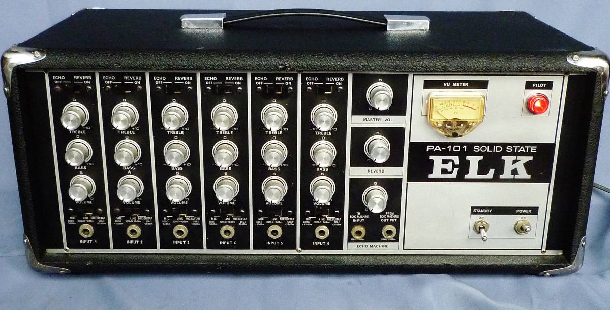 ELK VOCAL AMP PA-201（180W パワードミキサー）エルク ELK VOCAL AMP PA-201（180W パワードミキサー）エルク Yahoo