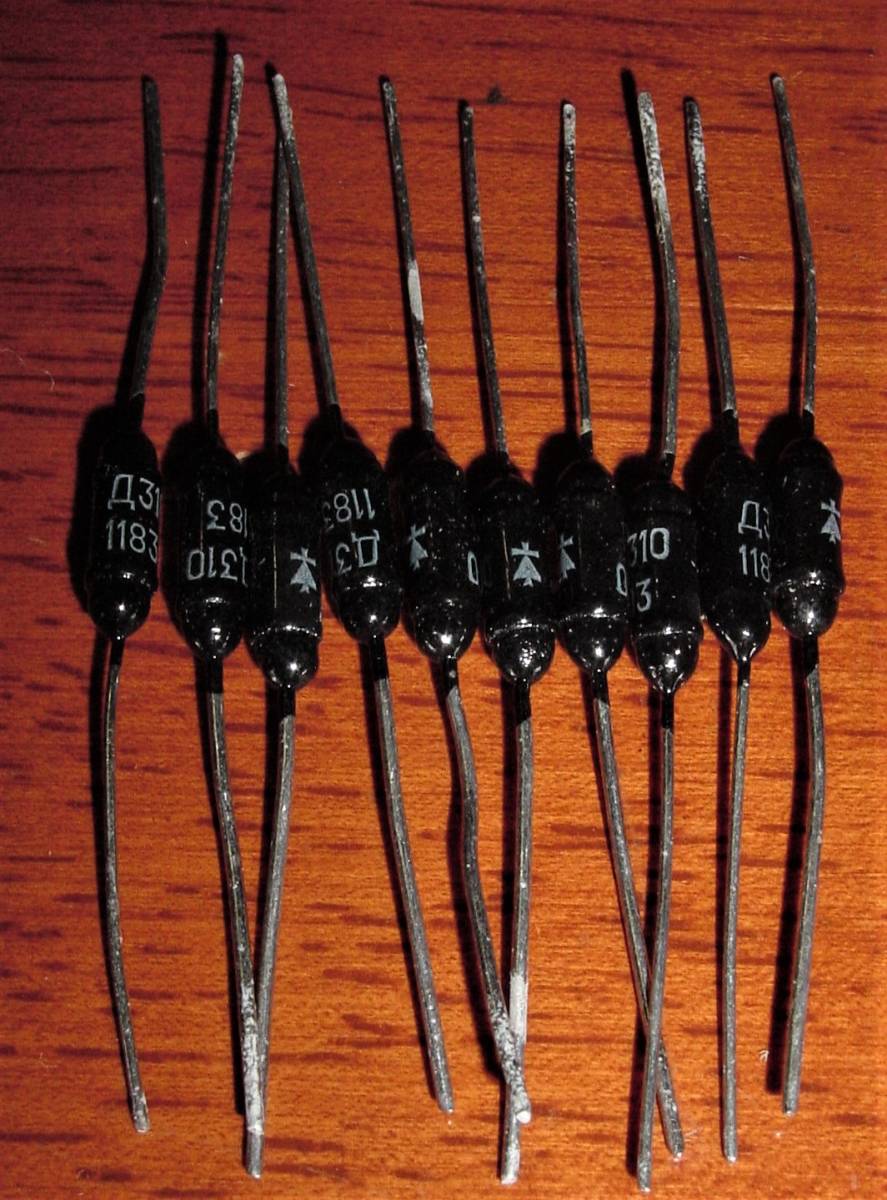 【やや傷や汚れあり】ロシア製ゲルマニウムダイオード D310(Д310) 未使用10本セットの落札情報詳細 - ヤフオク落札価格検索 オークフリー