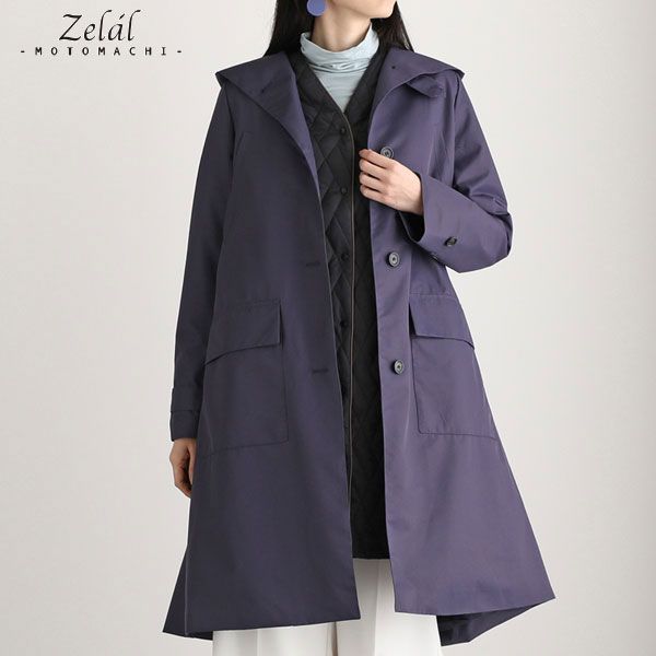 【新品】元町ゼラール フーディーコート★2枚セット　スプリングコート　撥水　M 元町ゼラールのコート 元町ゼラール フーディーコート☆2枚セット