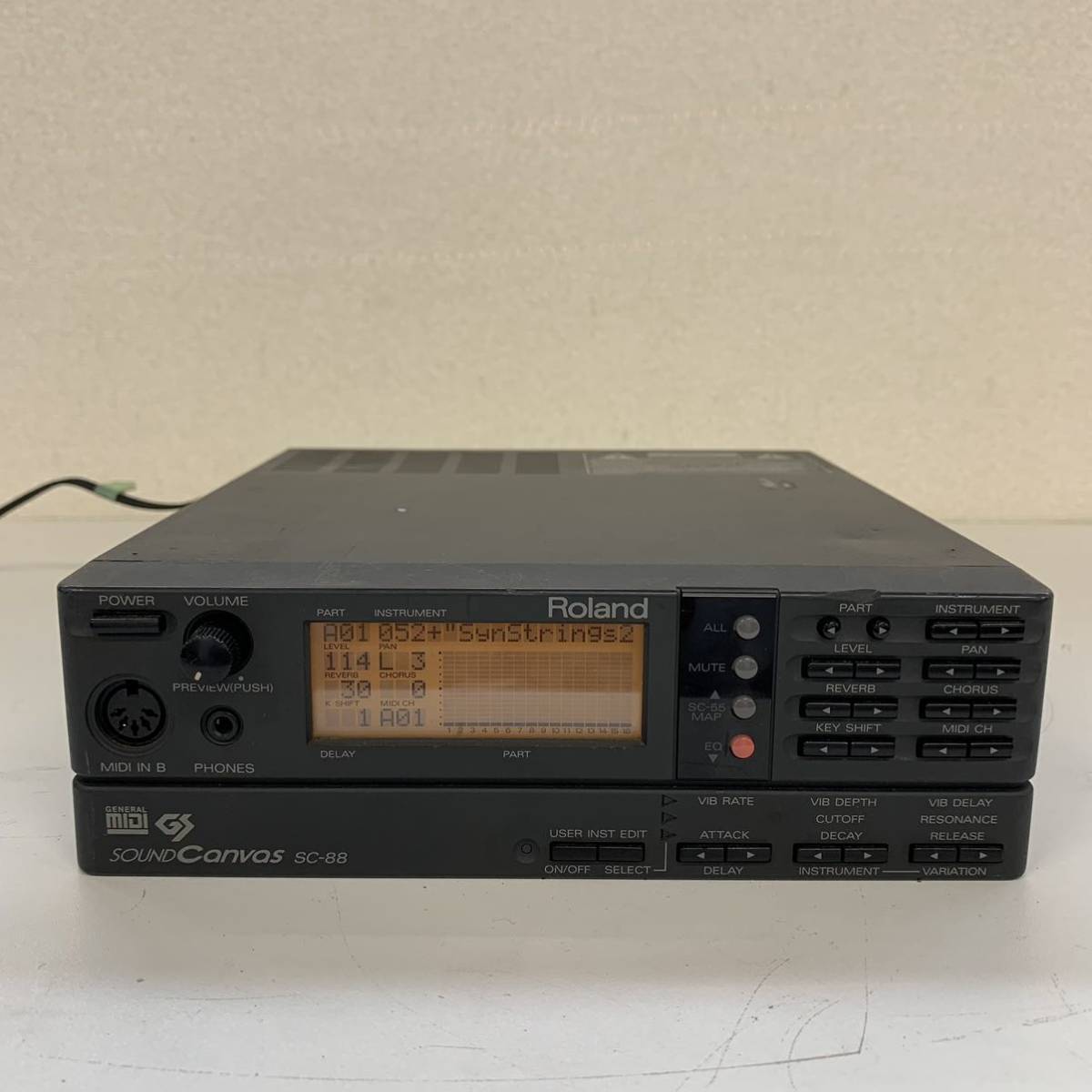 動作確認済 Roland SC-88