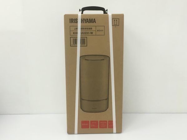 新品未開封　上給水超音波加湿器 アイリスオーヤマ KHM-UU231-W 新品未開封 上給水超音波加湿器 多い アイリスオーヤマ KHM-UU231-W