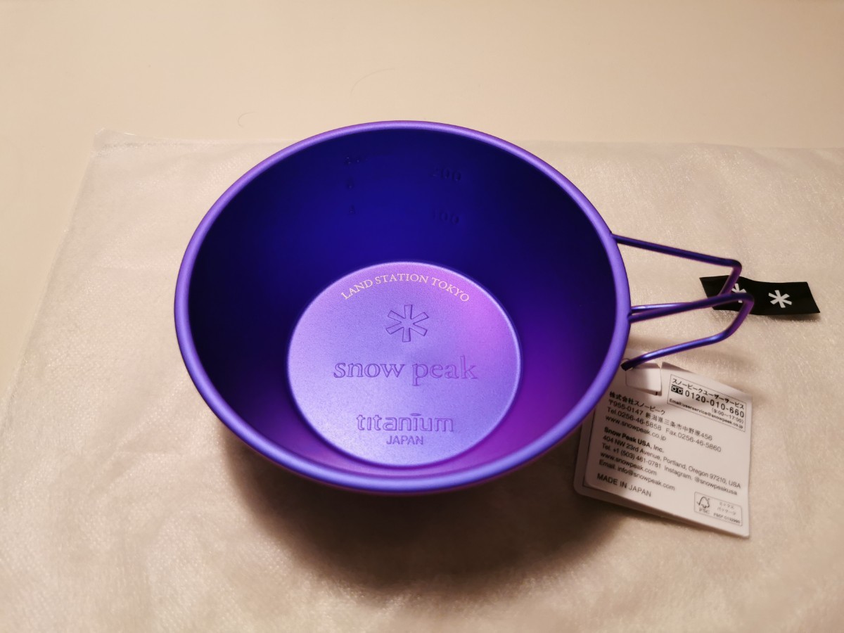 未使用】Snow Peak Titanium Backpacker's Cup Tokyo【未使用・新品