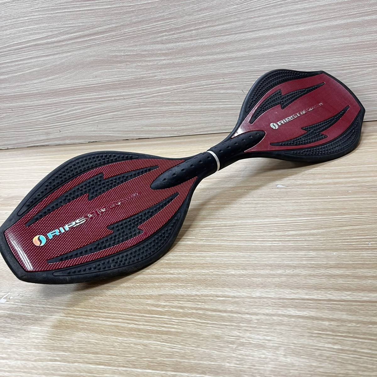 【全体的に状態が悪い】リップスティック デラックス ミニ RIPSTIK dlx mini スケートボード レッド ブレイブボード ...