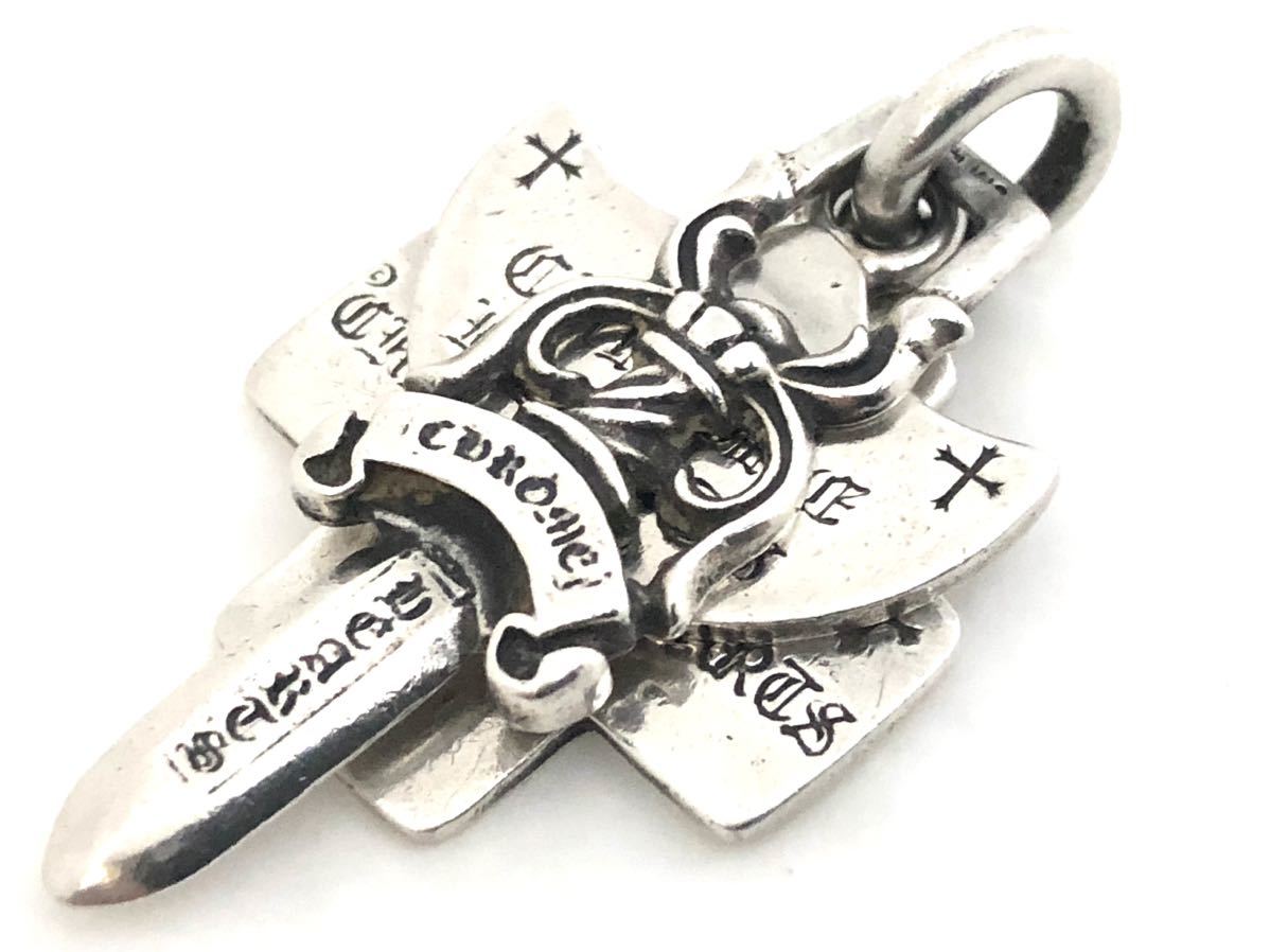 Chrome hearts 3Trinkets ペンダント ギャラ無 アクセサリー（obriy.biz）