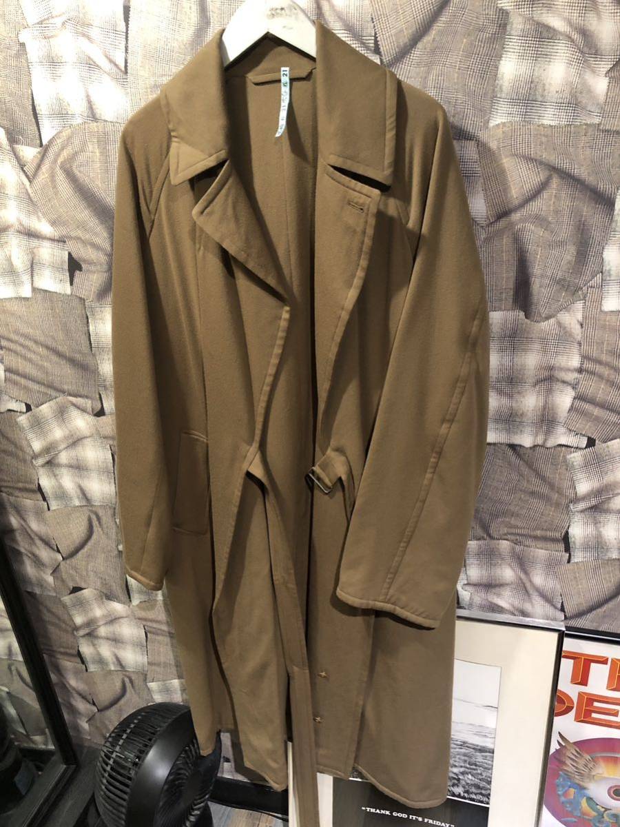 comoli コモリ タイロッケンコート 17aw ウール 中綿 美品】COMOLI