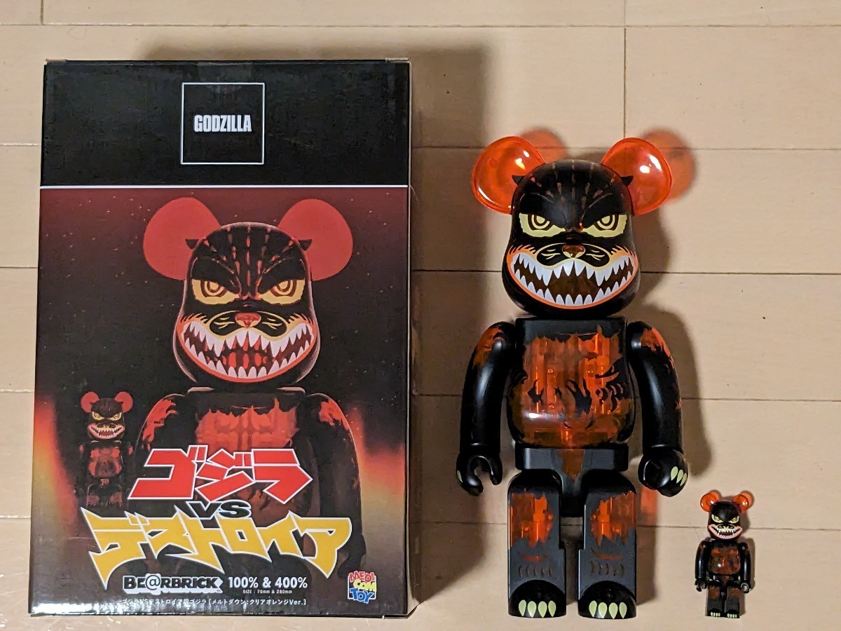 BE@RBRICK「ゴジラVSデストロイア版 ゴジラ (メルトダウン：クリア